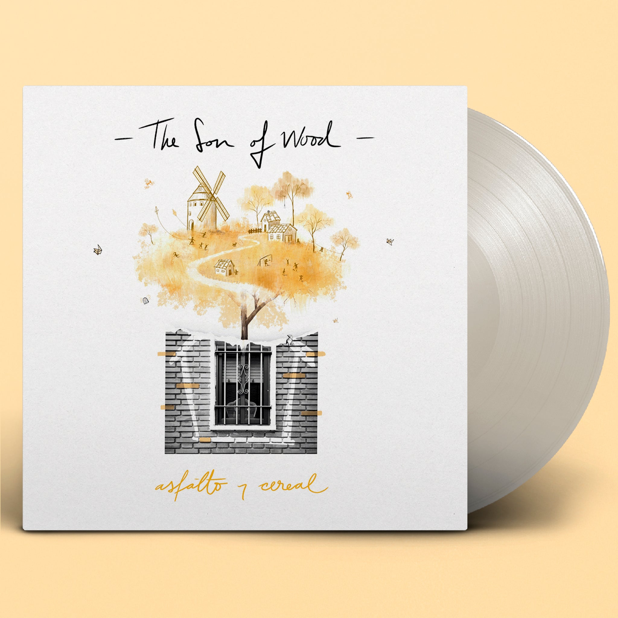 The Son of Wood - Vinilo "Asfalto y cereal" blanco